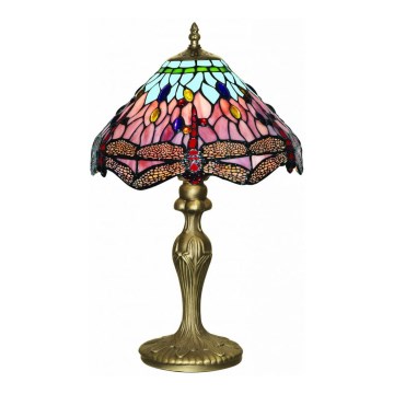 Searchlight - Настільна лампа Tiffany DRAGONFLY 1xE27/60W/230V