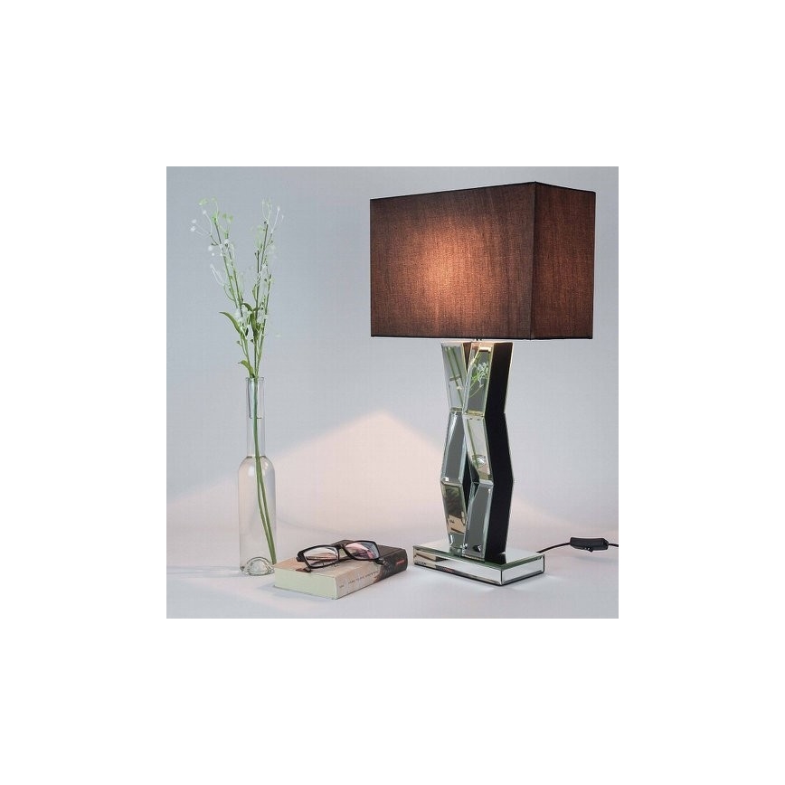 Searchlight - Настольная лампа MIRROR 1xE27/60W/230V