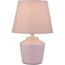 Searchlight - Настольная лампа 1xE14/10W/230V розовый