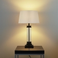 Searchlight - Настольная лампа PEDESTAL 1xE27/60W/230V черная