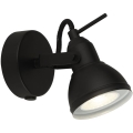 Searchlight - Настінний точковий світильник FOCUS 1xGU10/50W/230V чорний