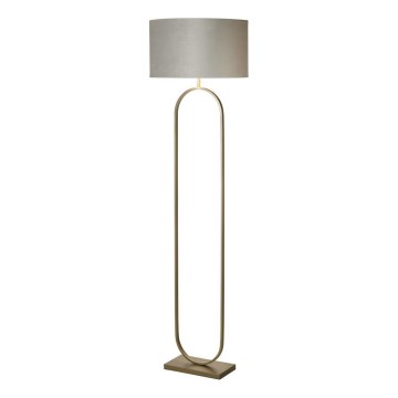 Searchlight - Підлогова лампа MODISH 1xE27/60W/230V сіра