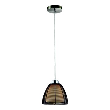 Searchlight - Підвісна люстра 1xE27/60W/230V діаметр 19 см чорний
