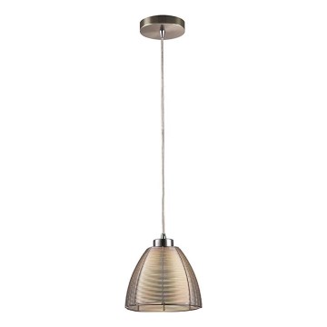 Searchlight - Підвісна люстра 1xE27/60W/230V діаметр 19 см глянцевий хром