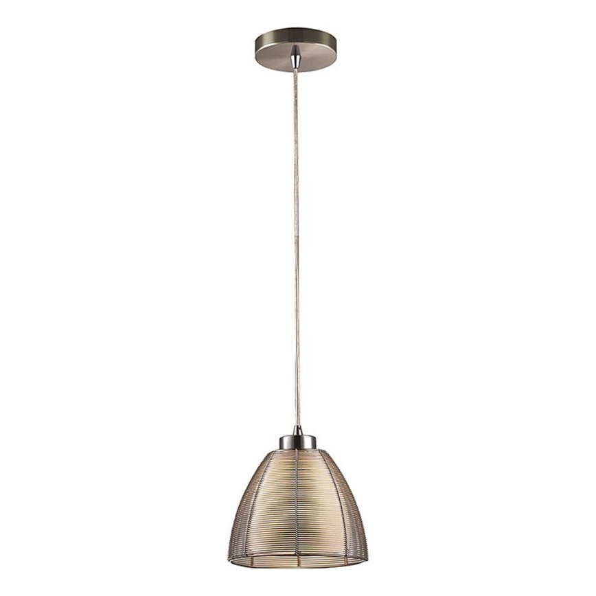 Searchlight - Підвісна люстра 1xE27/60W/230V діаметр 19 см глянцевий хром