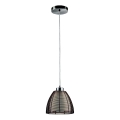 Searchlight - Підвісна люстра 1xE27/60W/230V діаметр 19 см коричневий
