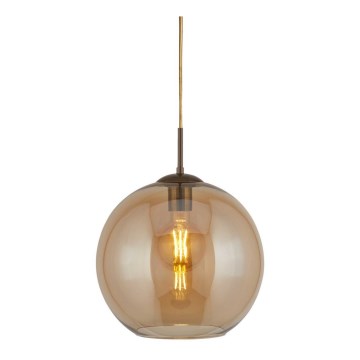 Searchlight - Підвісна люстра BALL 1xE27/60W/230V коричневий