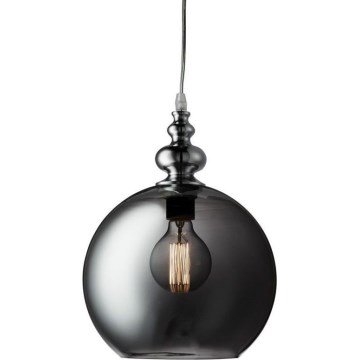 Searchlight - Підвісна люстра BALLS 1xE27/60W/230V чорний