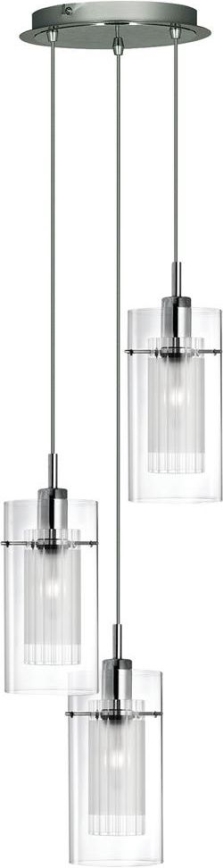Searchlight - Підвісна люстра DUO 3xE14/60W/230V матовий хром