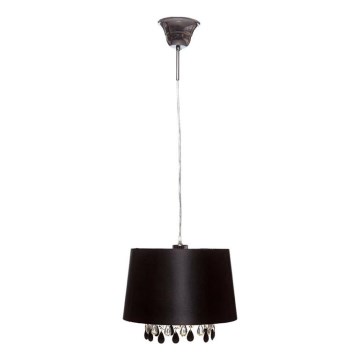 Searchlight - Підвісна люстра LILA 1xE27/60W/230V чорний