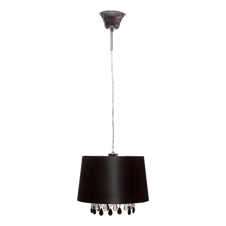 Searchlight - Підвісна люстра LILA 1xE27/60W/230V чорний