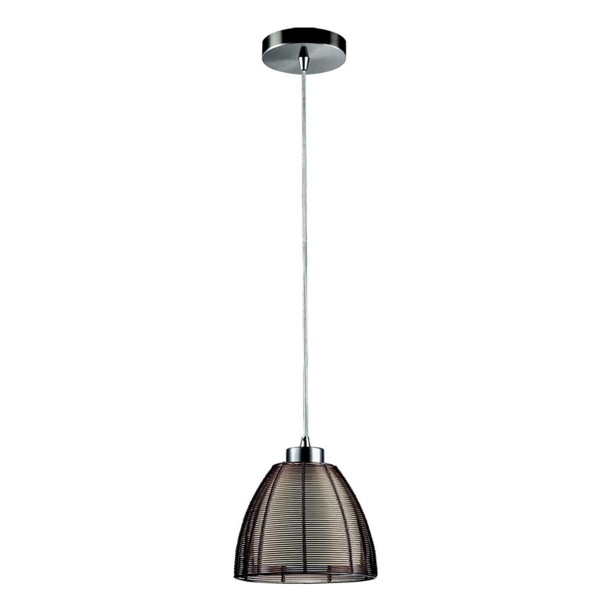 Searchlight - Подвесная люстра 1xE27/60W/230V диаметр 19 см коричневый