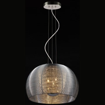 Searchlight - Подвесная люстра 3xE14/40W/230V диаметр 35 см дымчатый