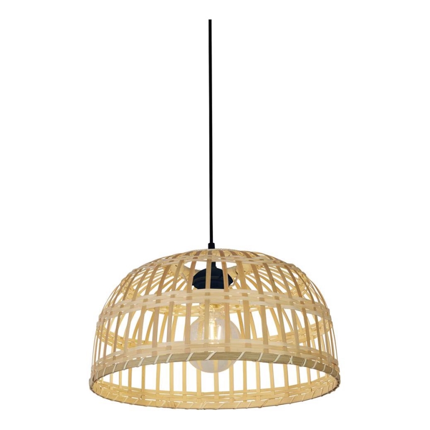 Searchlight - Подвесная люстра BALI 1xE27/60W/230V диаметр 40 см бамбук