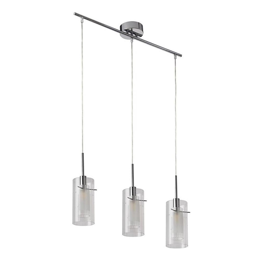 Searchlight - Подвесная люстра DUO 3xE14/60W/230V блестящий хром