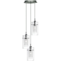 Searchlight - Подвесная люстра DUO 3xE14/60W/230V матовый хром