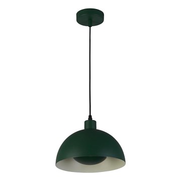 Searchlight - Подвесная люстра MARS на тросе 1xE27/60W/230V Ø 40 см, зелёная