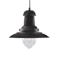 Searchlight - Подвесная люстра на тросе FISHERMAN 1xE27/60W/230V černá