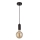Searchlight - Подвесная люстра на тросе SUSPENSION 1xE27/60W/230V чёрная