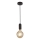 Searchlight - Подвесная люстра на тросе SUSPENSION 1xE27/60W/230V чёрная