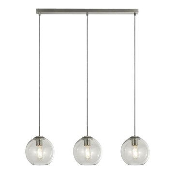 Searchlight - Подвесная люстра PENDANT 3xE27/40W/230V матовый хром