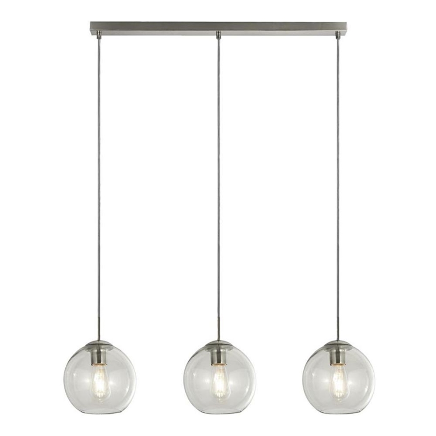 Searchlight - Подвесная люстра PENDANT 3xE27/40W/230V матовый хром
