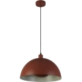 Searchlight - Подвесной светильник на шнуре MARS 1xE27/60W/230V, диаметр 25 см, кирпичный
