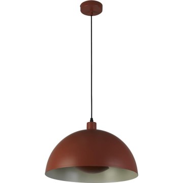 Searchlight - Подвесной светильник на шнуре MARS 1xE27/60W/230V, диаметр 25 см, кирпичный