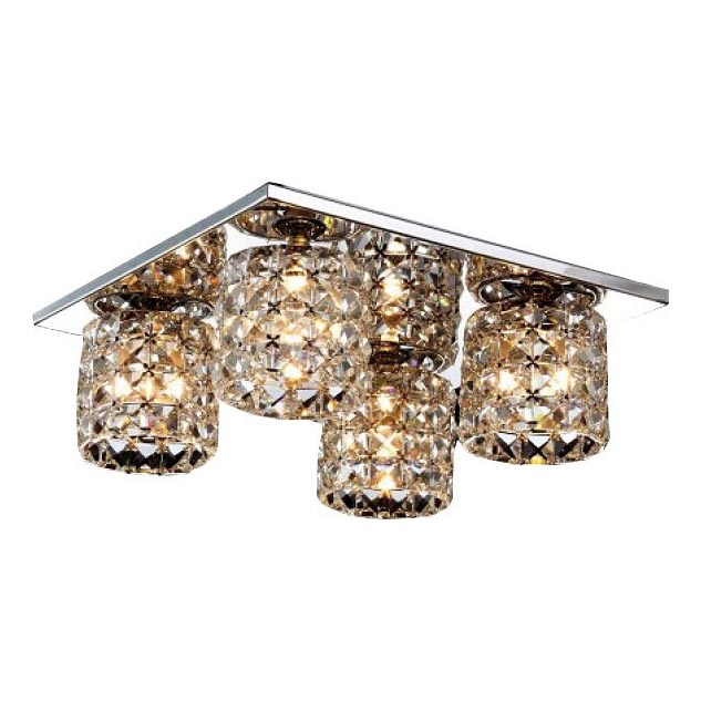 Searchlight - Потолочный светильник 4xG9/40W/230V блестящий хром