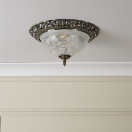 Searchlight - Потолочный светильник FLUSH 2xE14/40W/230V