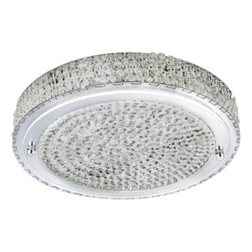 Searchlight - Стельовий LED світильник FLUSH LED/24W/230V діаметр 40 см хром