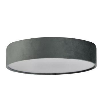 Searchlight - стельовий світильник DRUM 3xE27/60W/230V сірий