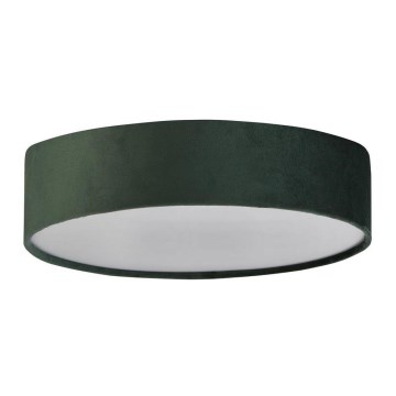 Searchlight - Стельовий світильник DRUM PLEAT 2xE27/15W/230V зелений