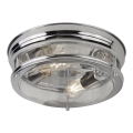 Searchlight - Стельовий світильник EDINBURGH I 2xE27/40W/230V глянцевий хром