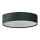 Searchlight - Стельовий світильник DRUM PLEAT 2xE27/60W/230V зелений