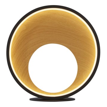 Searchlight - Светодиодная настольная лампа с регулированием яркости CURIO LED/12W/230V коричневый