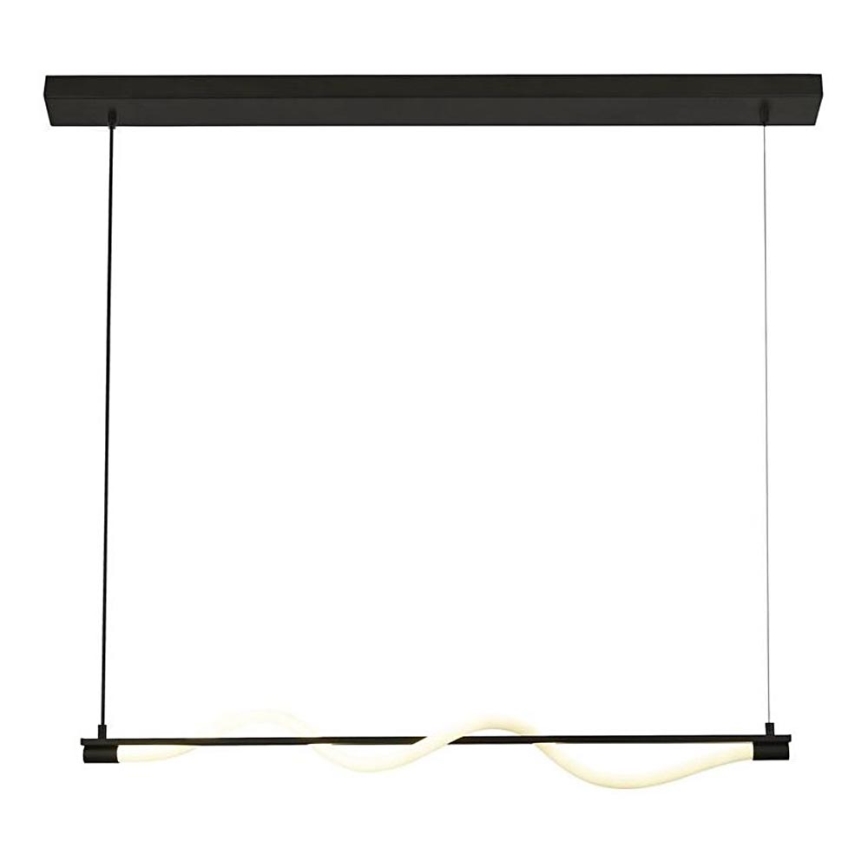 Searchlight - Светодиодная подвесная люстра SERPENT LED/15W/230V черный