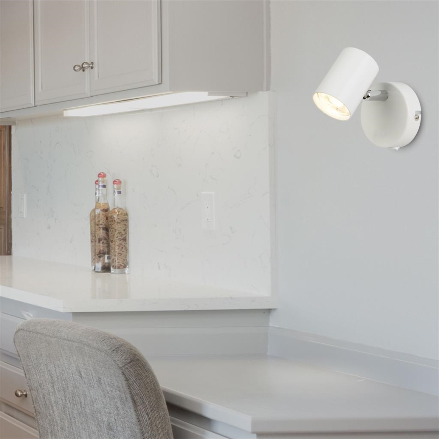 Searchlight - Светодиодный настенный прожектор ROLLO 1xLED/4W/230V белый