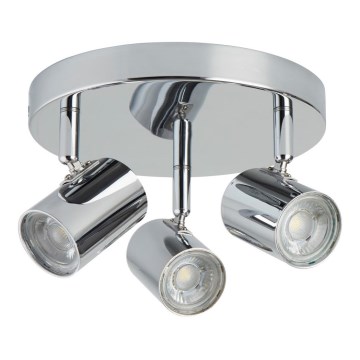 Searchlight - Світлодіодний точковий світильник ROLLO 3xLED/4W/230V глянцевий хром