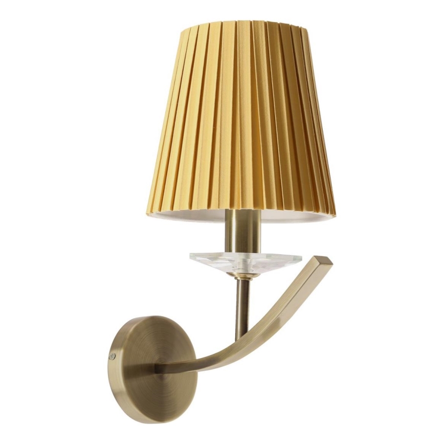Seina lamp VITORIA 1xE14/40W/230V žltá/ mosaz