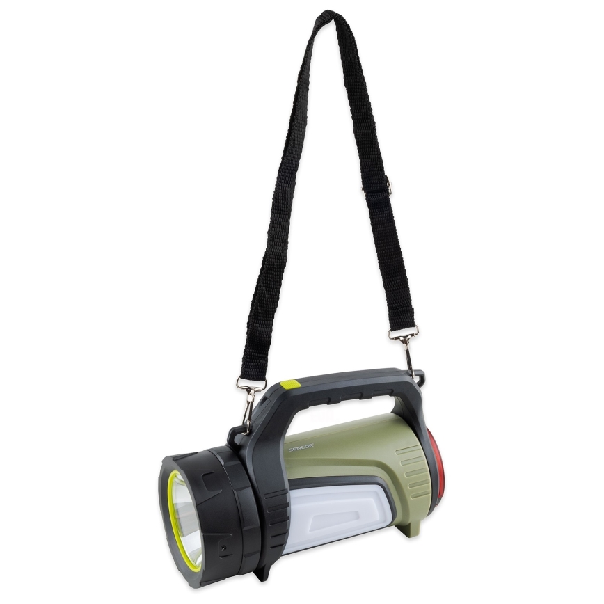 Sencor - Акумуляторний LED ліхтар з павербанком LED/21W/3,7V 4400mAh IP44