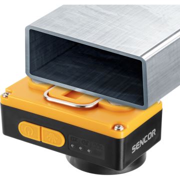 Sencor - Акумуляторний налобний LED ліхтар з універсальною мобільною батареєю LED/5W/1200 mAh IP44