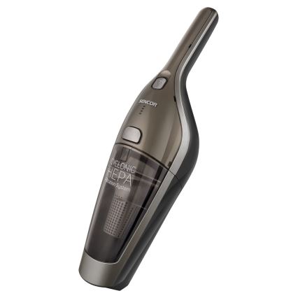 Sencor - Аккумуляторный пылесос с электрической вращающейся щеткой 2в1 110W/21,6V 2000 mAh серый