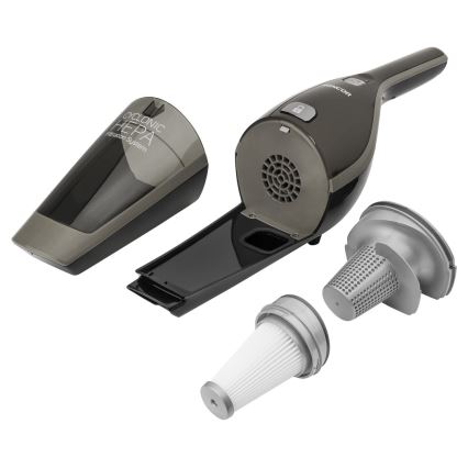 Sencor - Аккумуляторный пылесос с электрической вращающейся щеткой 2в1 110W/21,6V 2000 mAh серый