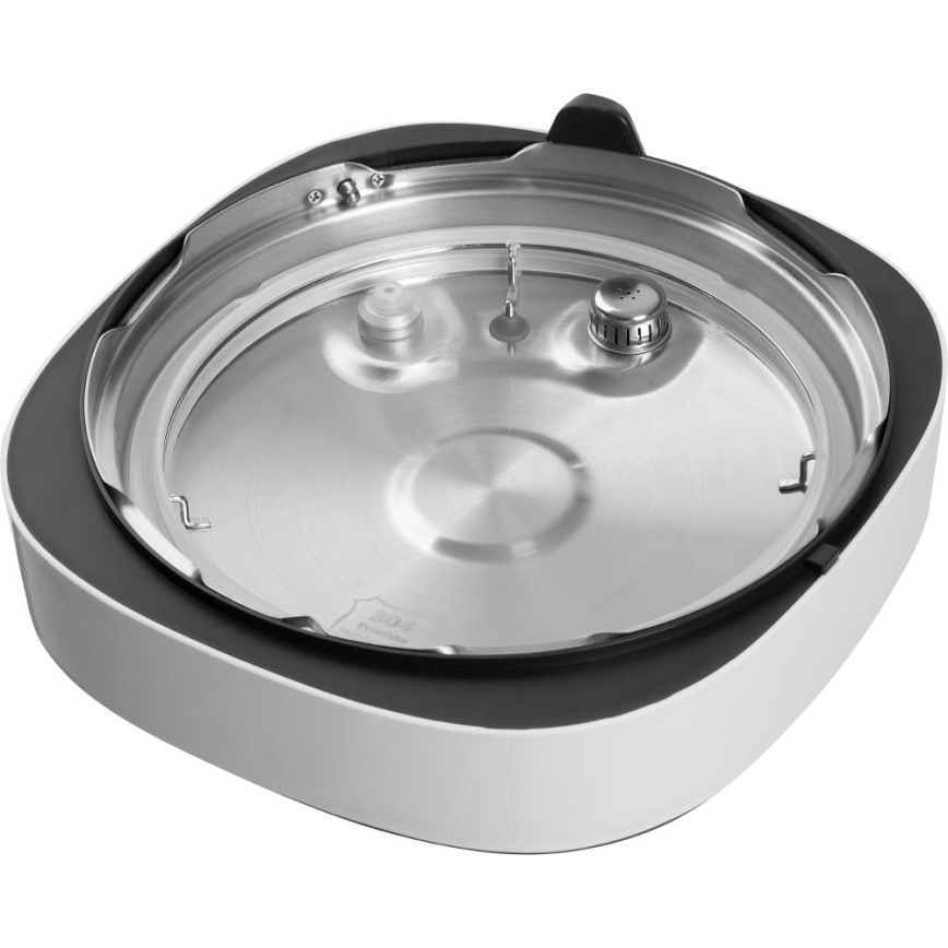 Sencor - Багатофункціональна електрична скороварка 5,5 л 1000W/230V білий/чорний