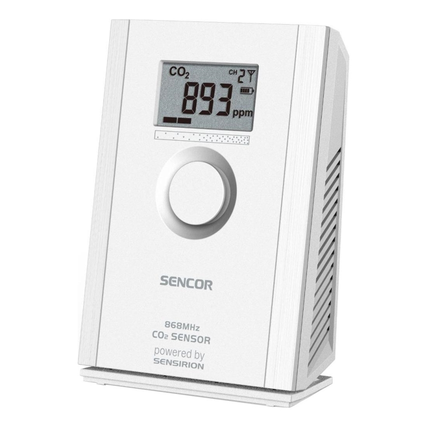 Sencor - Беспроводной датчик углекислого газа 5В/3xAA 2000 мАч