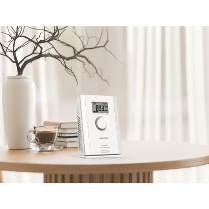 Sencor - Беспроводной датчик углекислого газа 5V/3xAA 2000 mAh