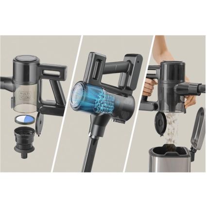 Sencor - беспроводной вертикальный пылесос 2 в 1, 200 Вт/2600 мА·ч, черный