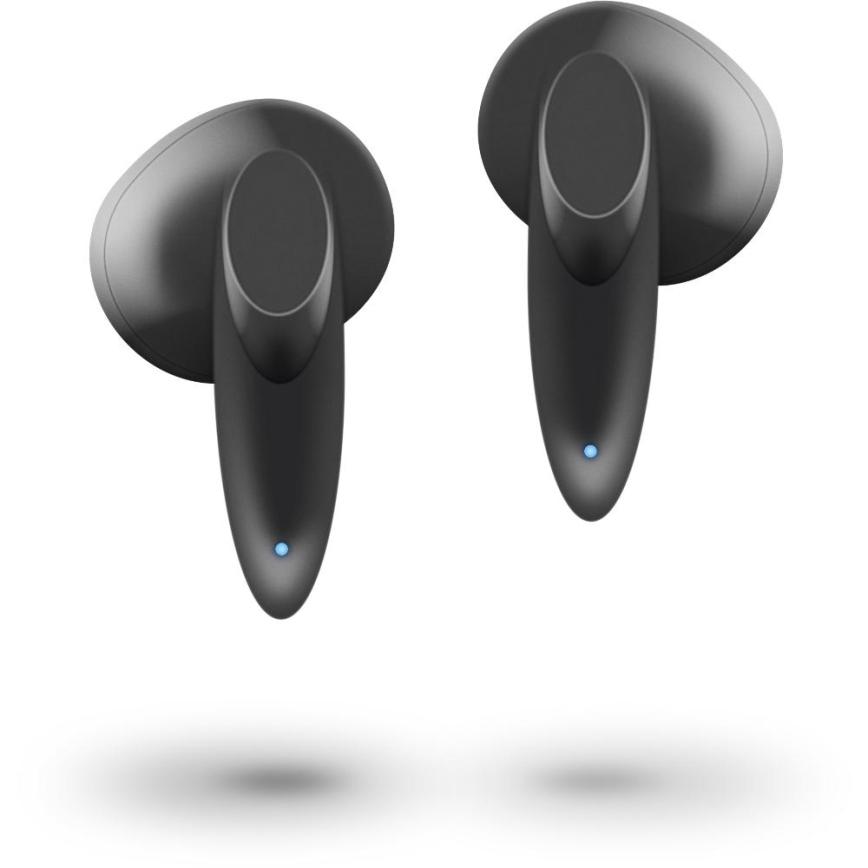 Sencor - Безпровідні навушники 230 мАг + 2x 25 мАг IPX4 чорні