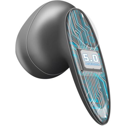 Sencor - Бездротові навушники 230 mAh + 2x 25 mAh IPX4 чорний